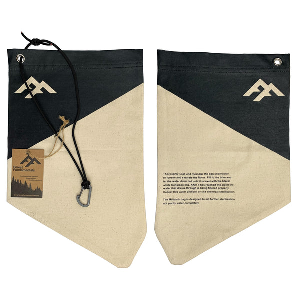 Millbank Bag | Water Filtration Bag | Bushcraft Survival Military | Handmade Bag in UK | Forest Fundamentals™