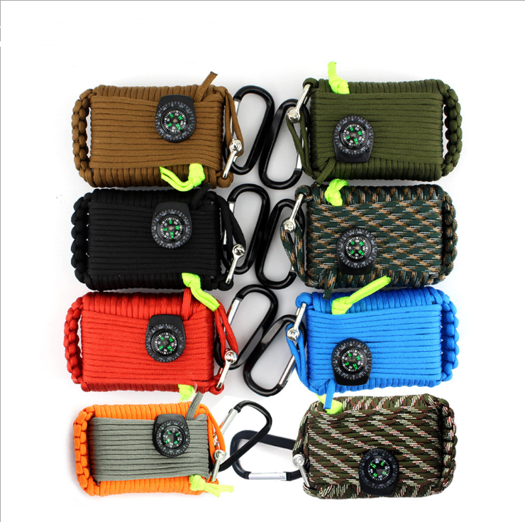 Outdoor Emergency First Aid Kit and Survival Pack